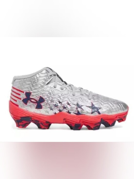 Under Armour Other - Under Armour Boys' Spotlight Hammer Jr. USA Football Cleats Size 3